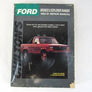 Chilton's Ford Bronco II Explorer Ranger 1983-91 Repair Manual Part No.8159